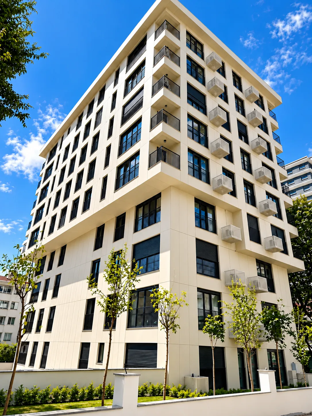 Birlik Apartmanı ana cephe görünümü