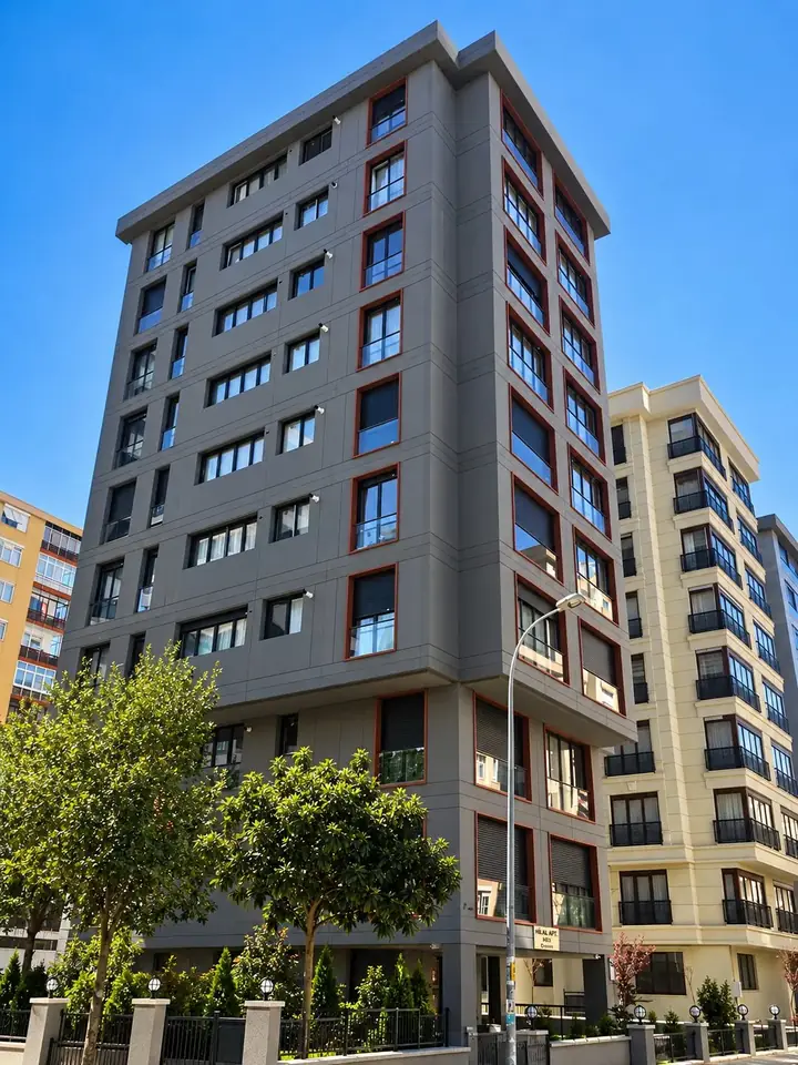 Hilal Apartmanı cephesi, Çamlıköşk Sokak, Kadıköy